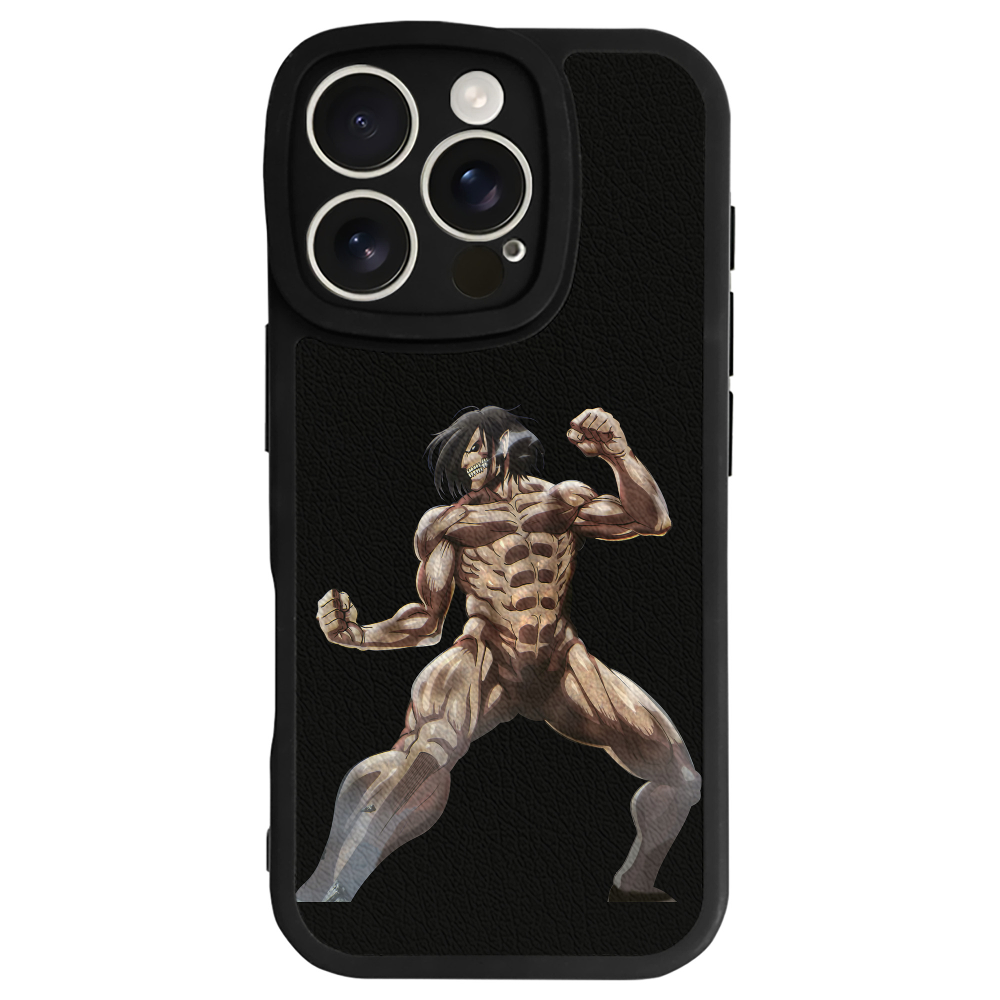 （画像用） 進撃の巨人 Attack on Titan 【iPhone 16シリーズ対応】シリコンスマホケース（レザー調） 材質：シリコン